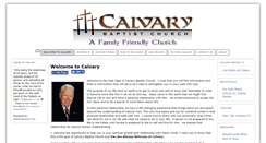 Desktop Screenshot of calvarybaptistarlington.org