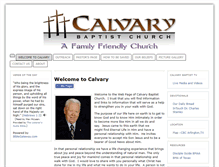 Tablet Screenshot of calvarybaptistarlington.org